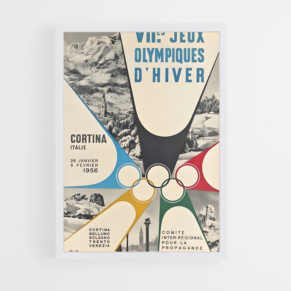 Poster Winter olympics – affiche Jeux Olympiques (vue 3)